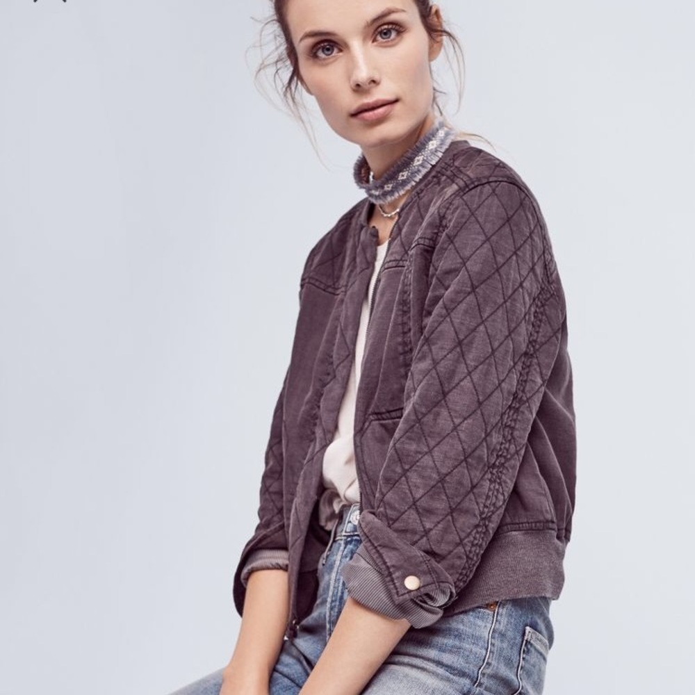 Anthropologie Bomber Jacket
